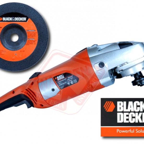 amoladora angular black deker 230mm kg2000