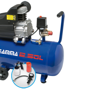 compresor 50l 2HP kit gamma g2802k
