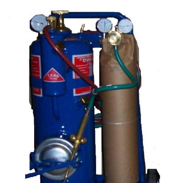 EQUIPO GASOGENO 1 KG Y OXIGENO 500GRS DUGASO C.40163