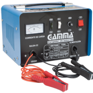 CARGADOR BATERIA 10 A GAMMA CON PROTECTOR TERMICO G2705 12-24V